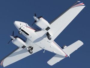 beechcraft baron g58 3D-Modell