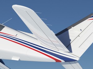 beechcraft baron g58 3D-Modell
