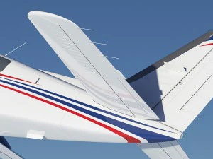 beechcraft baron g58 3D Model