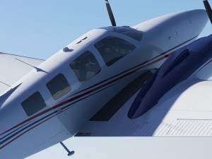 beechcraft baron g58 3D-Modell