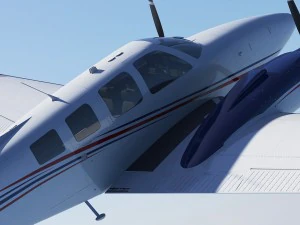 beechcraft baron g58 3D Model