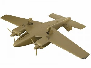 beechcraft baron g58 3D Model