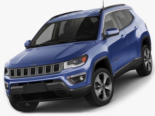 jeep compass 2017 3D Model