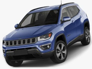 jeep brújula 2017 Modelo 3D