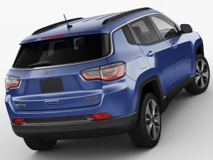 jeep compass 2017 Modelo 3D