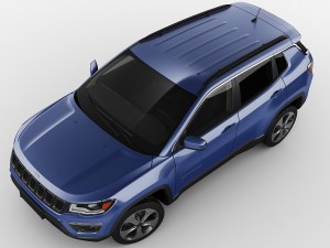jeep compass 2017 Modelo 3D