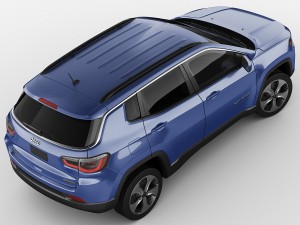 jeep compass 2017 Modelo 3D