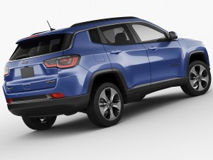 jeep compass 2017 Modelo 3D