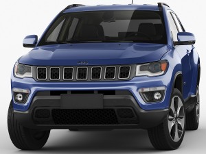 jeep compass 2017 Modelo 3D