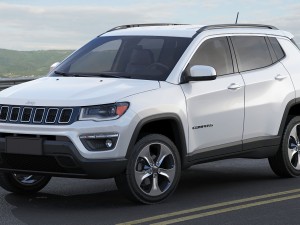 jeep compass 2017 Modelo 3D