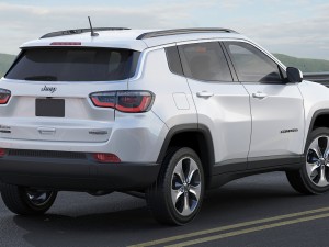 jeep compass 2017 Modelo 3D