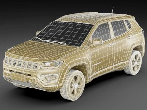 b&uacute;ssola de jipe ​​2017 Modelo 3D
