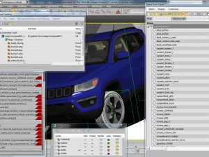 jeep compass 2017 Modelo 3D