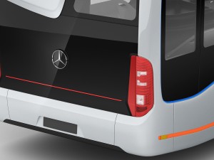 mercedes future bus 3D Model