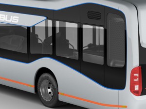 mercedes future bus 3D Model