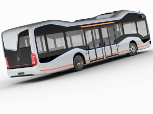mercedes future bus 3D Model