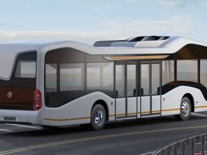 mercedes future bus 3D Model