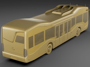 mercedes future bus 3D Model