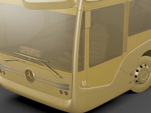mercedes future bus 3D Model