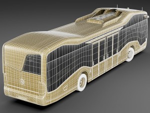 mercedes future bus 3D Model