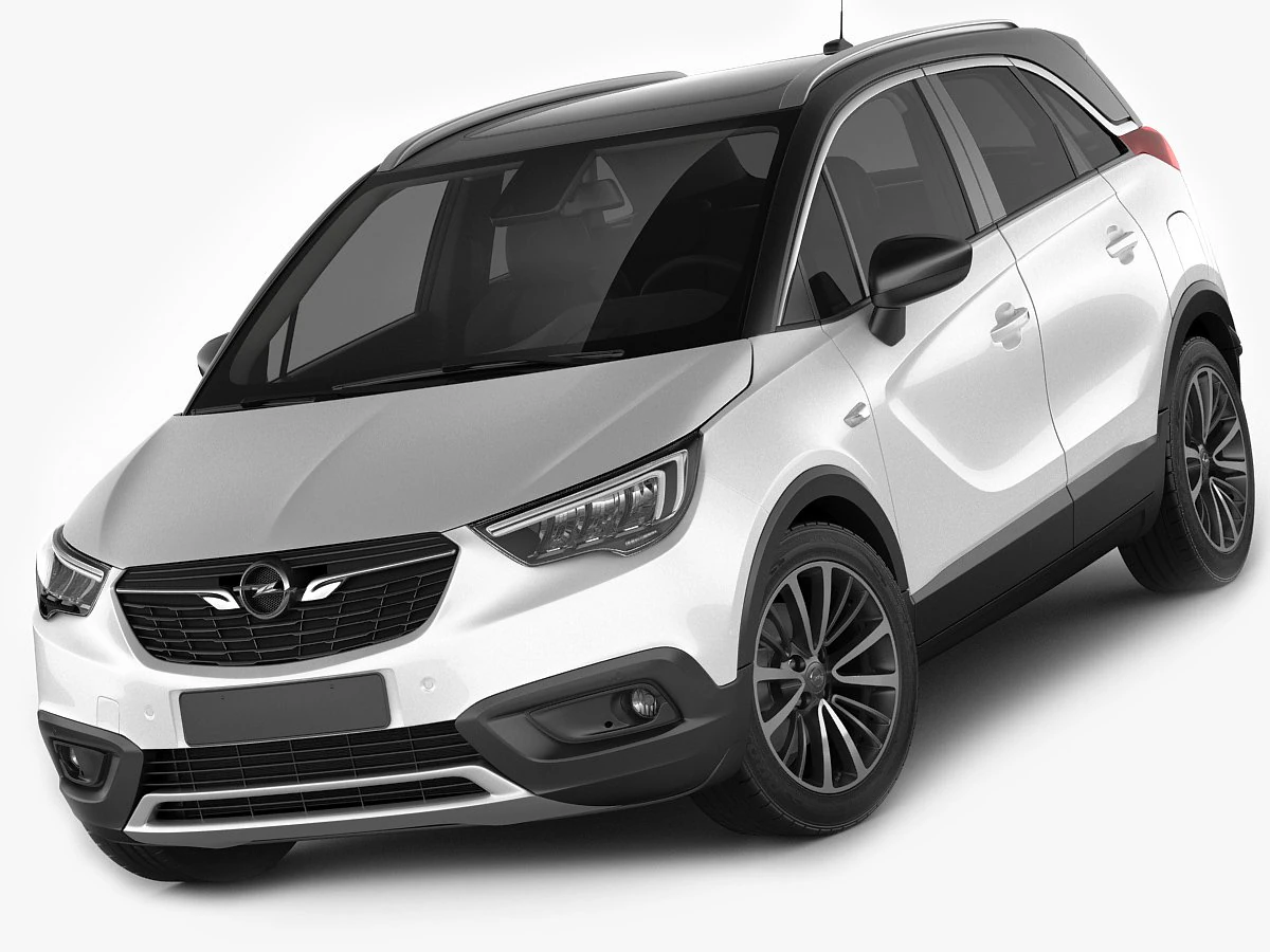 opel vauxhall crossland x 3D Model .c4d .max .obj .3ds .fbx .stl .blend 