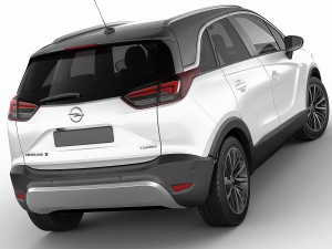 opel vauxhall crossland x 3D मॉडल