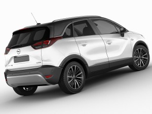 opel vauxhall crossland x 3D मॉडल