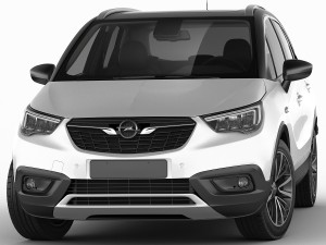 opel vauxhall crossland x 3D मॉडल