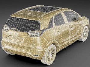 opel vauxhall crossland x 3D मॉडल