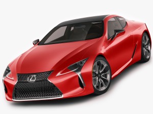 lexus lc500 2018 3D Модель
