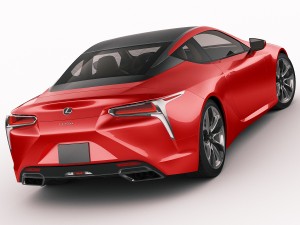 lexus lc500 2018 Modello 3D
