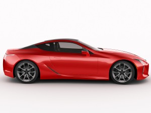 lexus lc500 2018 Modello 3D