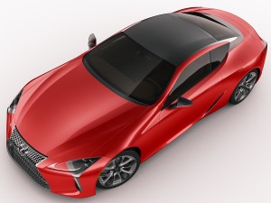 lexus lc500 2018 Modello 3D
