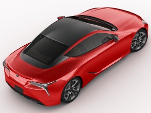 lexus lc500 2018 Modello 3D