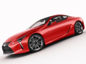 lexus lc500 2018 Modello 3D