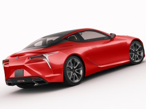 lexus lc500 2018 Modello 3D