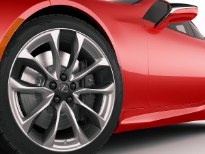 lexus lc500 2018 Modello 3D