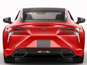 lexus lc500 2018 Modello 3D
