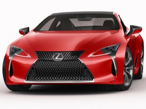 lexus lc500 2018 Modello 3D