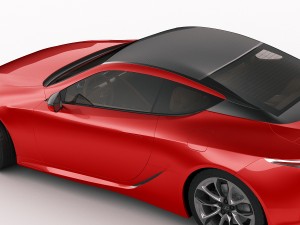 lexus lc500 2018 Modello 3D