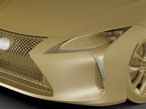 lexus lc500 2018 Modello 3D