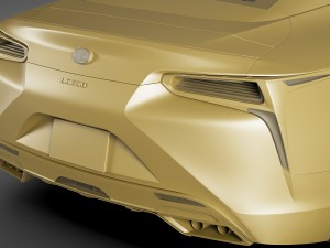 lexus lc500 2018 Modello 3D