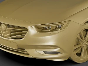 opel - vauxhall insignia grand sport - holden 3D Model