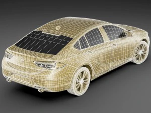 opel - vauxhall insignia grand sport - holden 3D Model