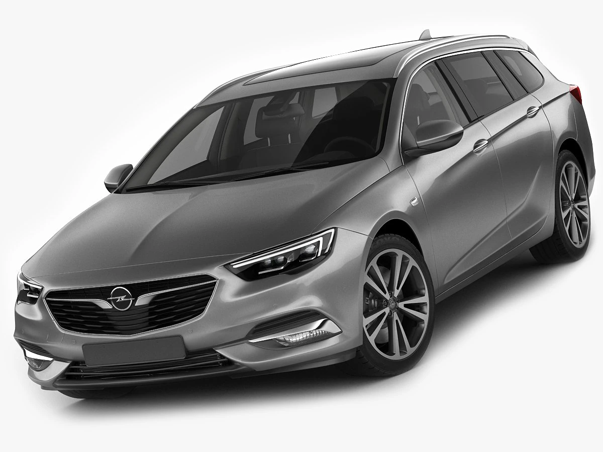 Opel - Vauxhall Insignia Sports Tourer 3D Модель .c4d .max .obj .3ds .fbx .stl .blend 