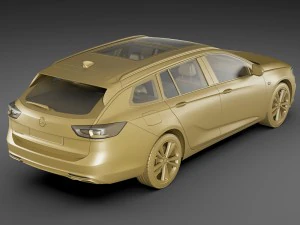 Opel - Vauxhall Insignia Sports Tourer 3D Модель