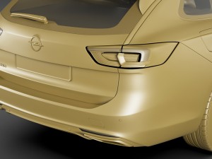 opel - vauxhall insignia sports tourer 3D मॉडल