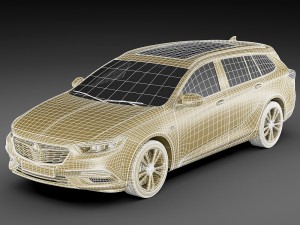 opel - vauxhall insignia sports tourer 3D मॉडल