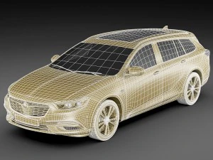 Opel - Vauxhall Insignia Sports Tourer 3D Модель