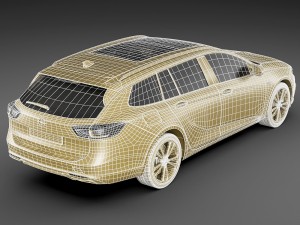 opel - vauxhall insignia sports tourer 3D मॉडल